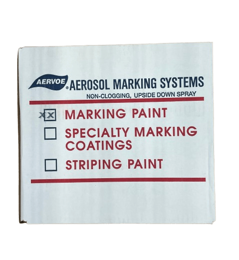 Aervoe Survey Marking Paint Inverted Tip (12 Cans per 1 Case) - One MC Solutions