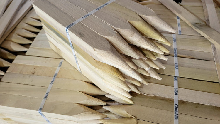 Surveyor Wood Lath Hubs Wedges (25 per bundle)