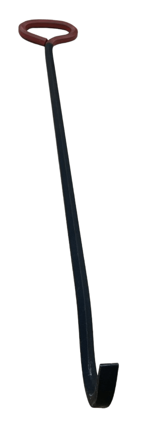 ChrisNik Red Handle Manhole Cover Hook - Flat Head - One MC Solutions