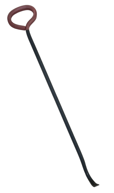 ChrisNik Red Handle Manhole Cover Hook - Flat Head - One MC Solutions