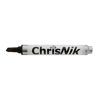ChrisNik Markers Black Industrial Permanent Markers - chisel tip - 2810550