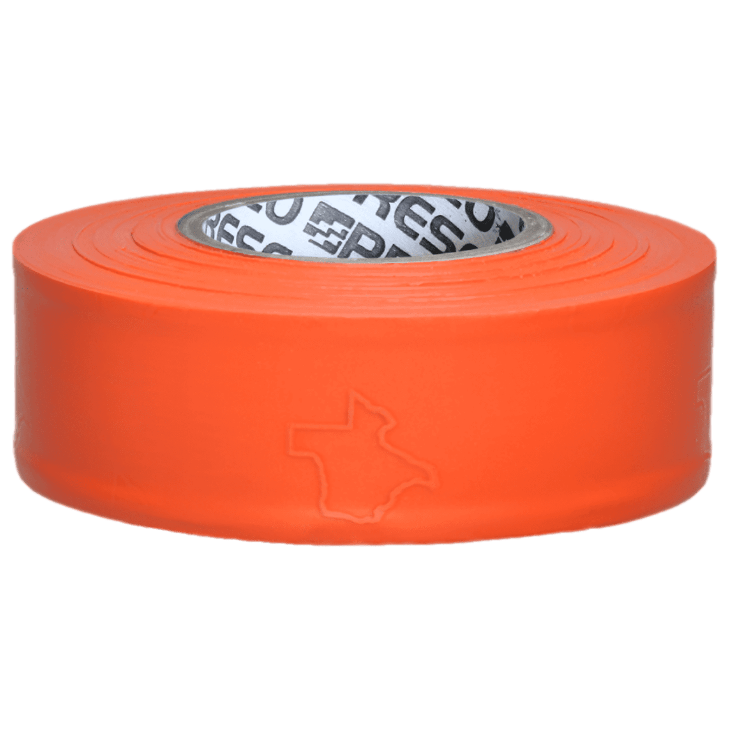 Presco Texas Flagging Tape PVC 1-3/16in x 150ft - Orange Glo TXOG