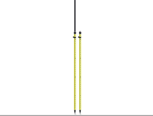 2m Rover Pole Land Surveyor Prism Poles, Range Poles, & Rover Rods - One MC Solutions