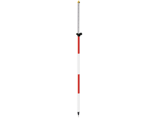 SitePro Twist Lock Prism Pole 8ft - Red/White